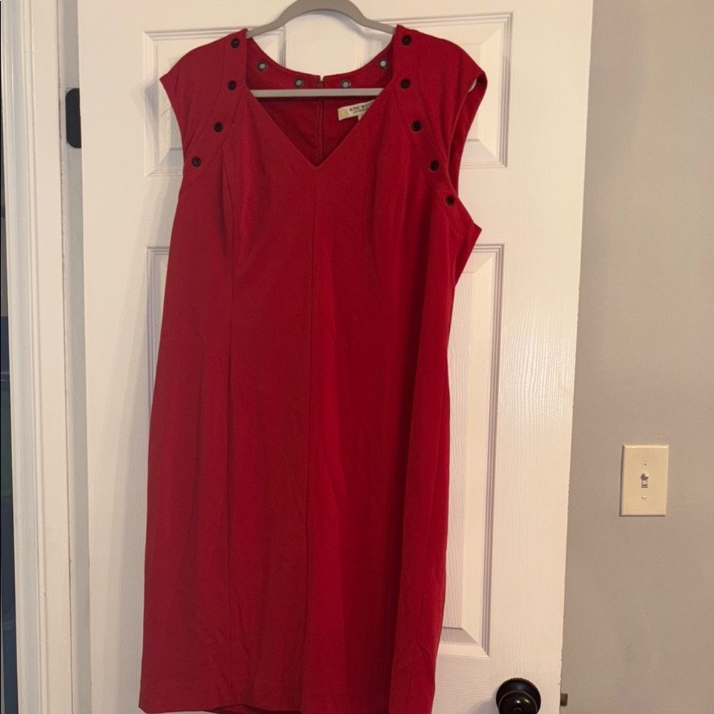 Nine West Vibrant Red Suit Separate